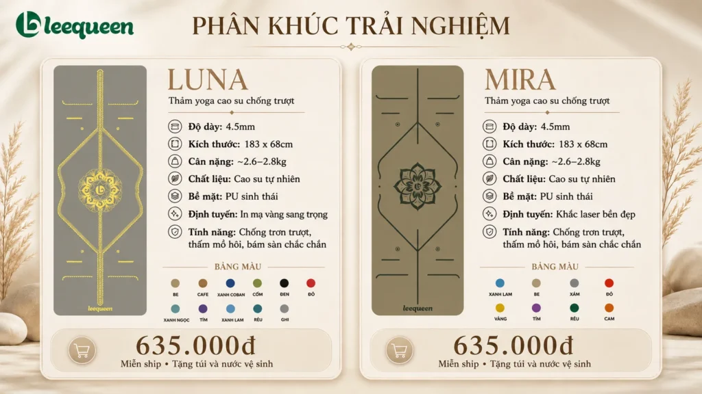 Cách chọn thảm Yoga cho người ra nhiều mồ hôi tay chân