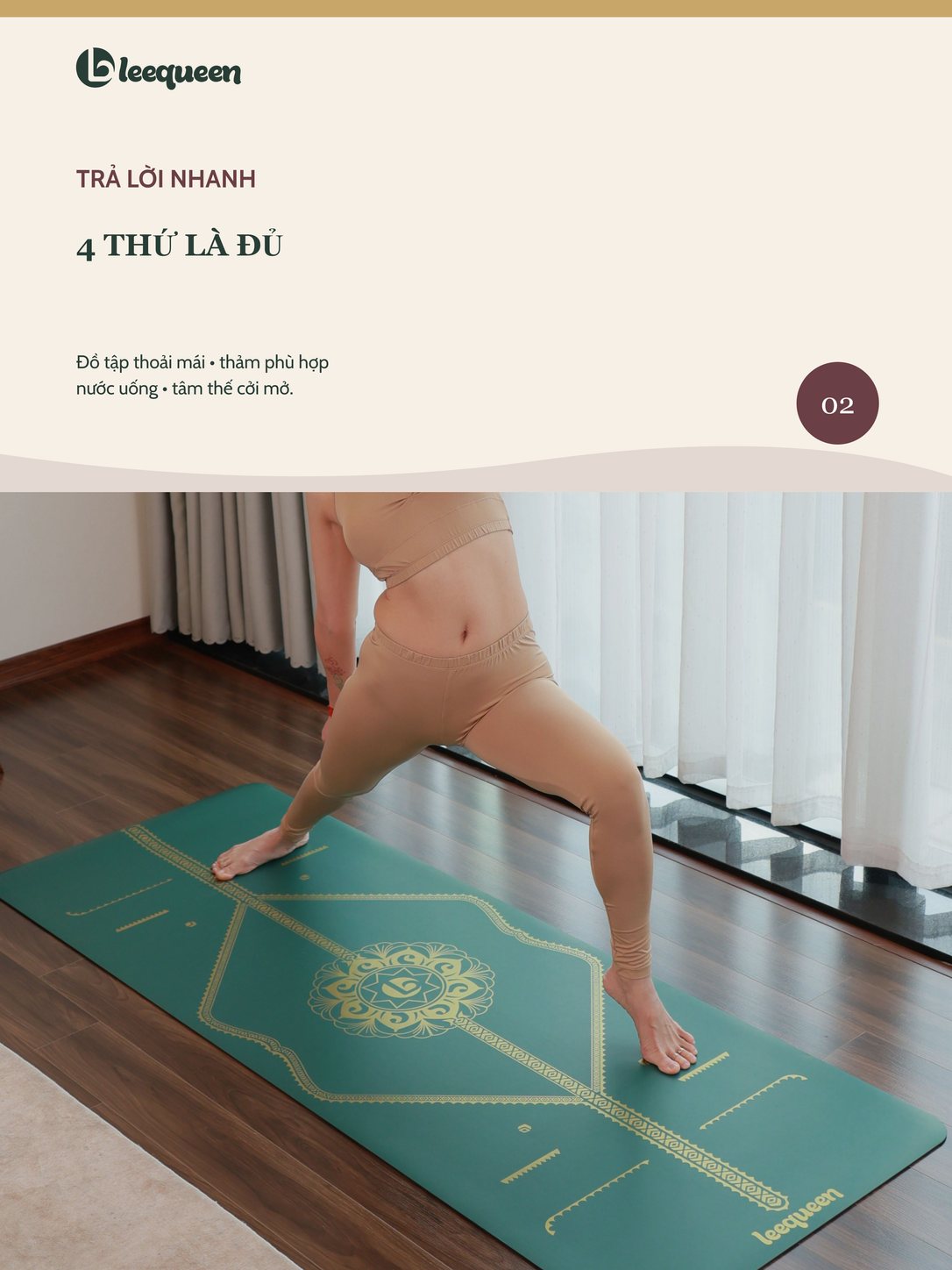 Trang phục thoải mái khi tập Yoga