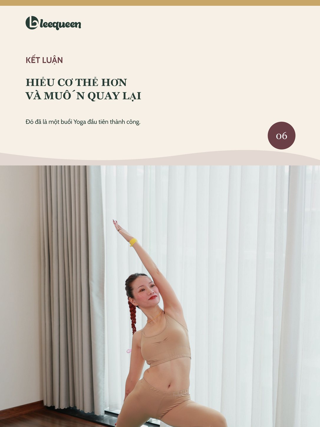 Tập Yoga theo biên độ phù hợp của cơ thể